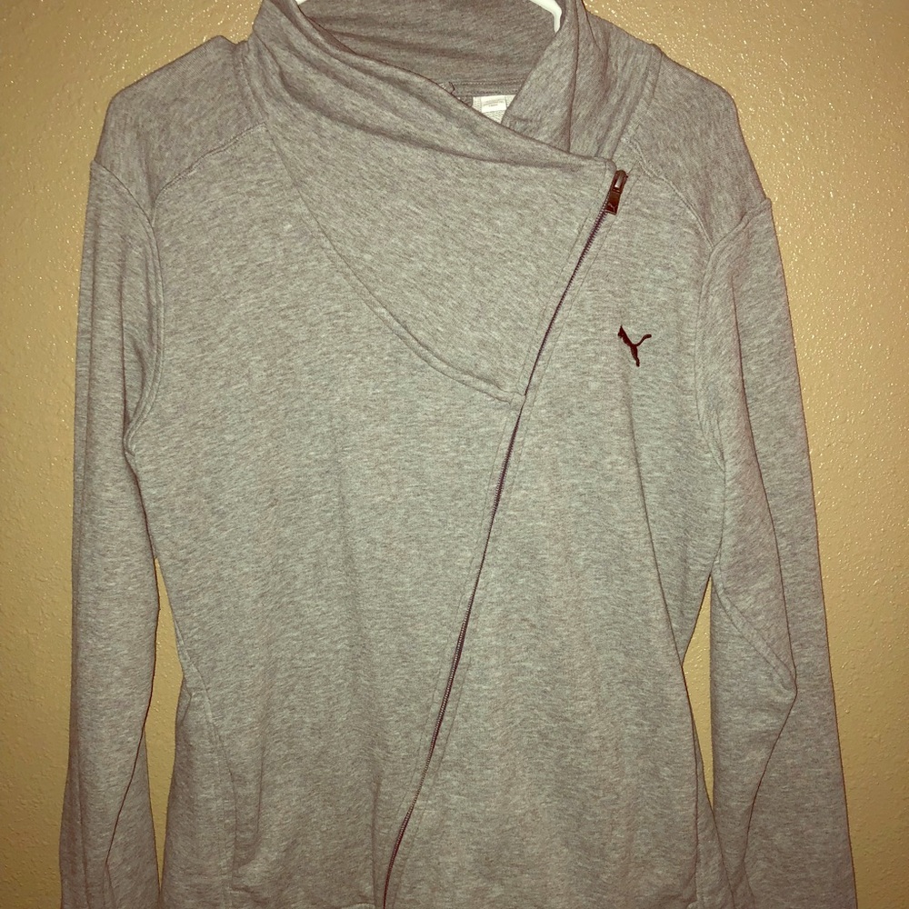 Puma Asymmetrical Zip-Up Sweatshirt